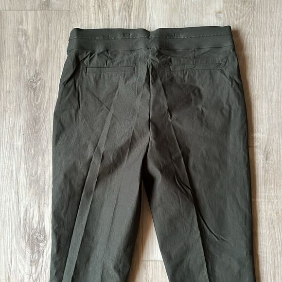 Kim Rogers Gray Pull On Tummy Control Cropped Pants Size 8 - Picture 5 of 6